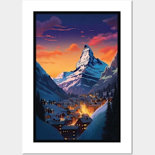 Zermatt,Matterhorn,Switzerland,Poster Posters and Art